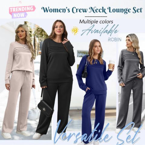Charlotte | Elegant Crew Neck Two Piece Set