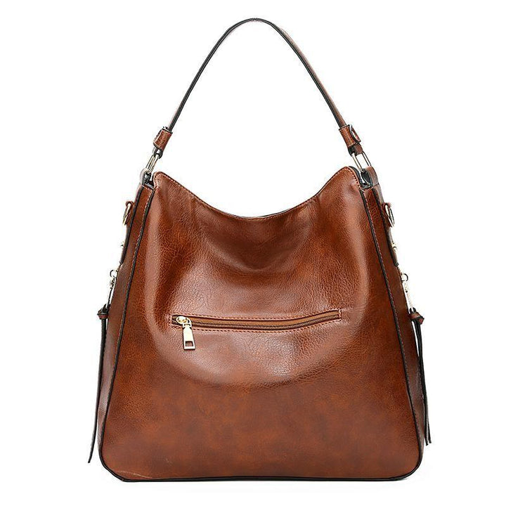 Sofia | Luxury Leather Hobo Anti-Theft Handbag + FREE Pouch Wallet