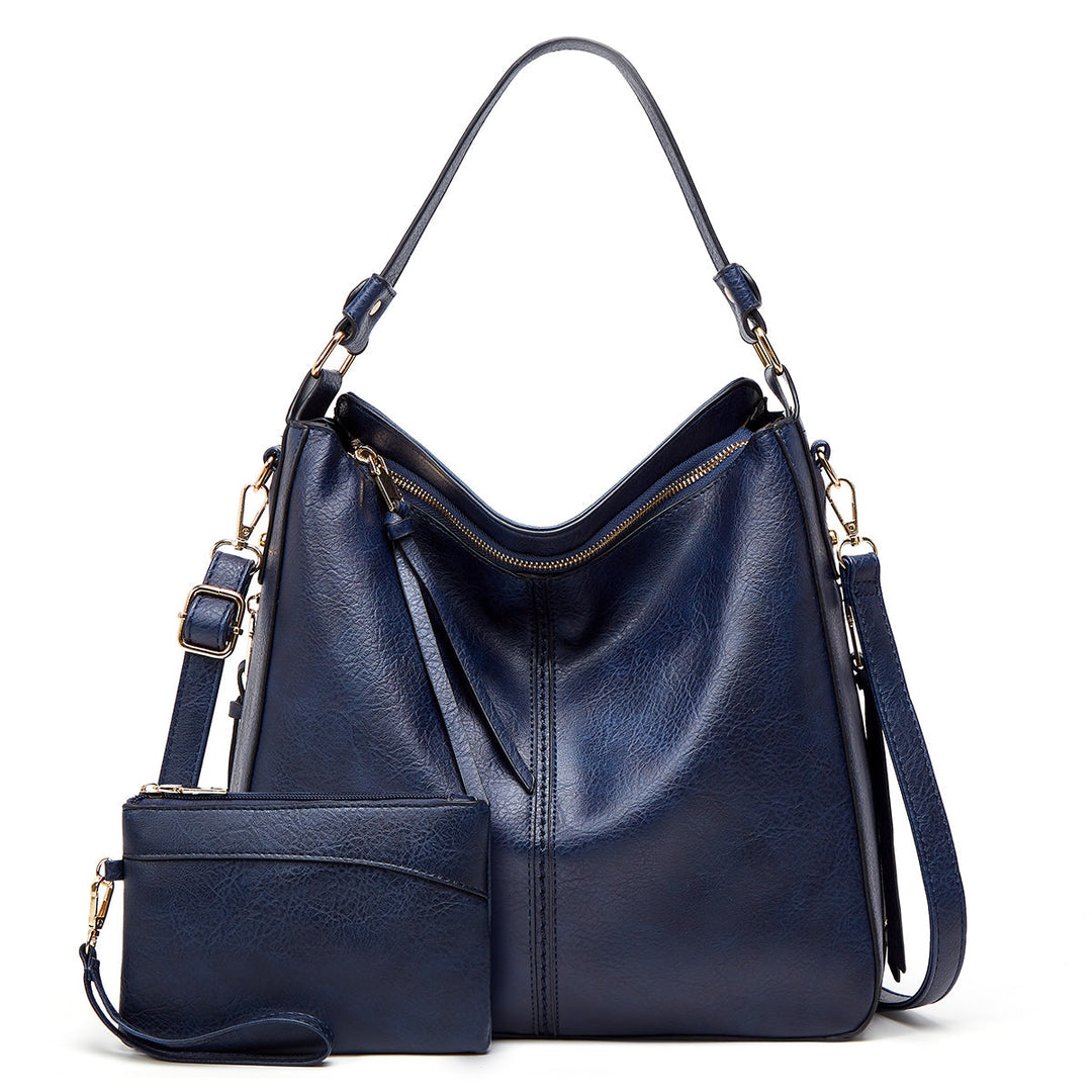Sofia | Luxury Leather Hobo Anti-Theft Handbag + FREE Pouch Wallet