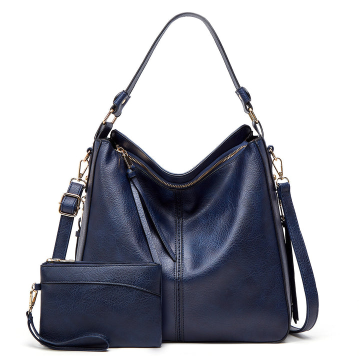 Sofia | Luxury Leather Hobo Anti-Theft Handbag + FREE Pouch Wallet