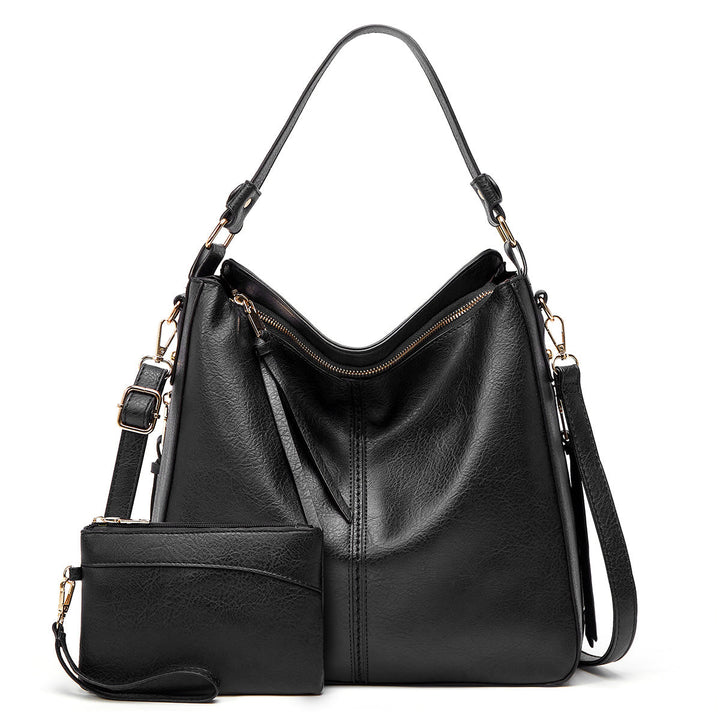 Sofia | Luxury Leather Hobo Anti-Theft Handbag + FREE Pouch Wallet