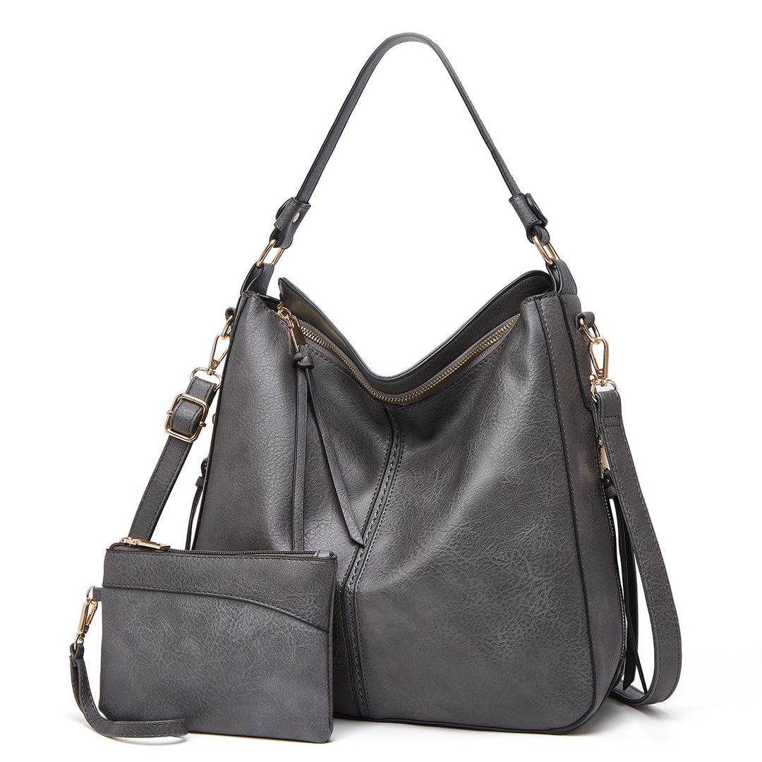 Sofia | Luxury Leather Hobo Anti-Theft Handbag + FREE Pouch Wallet