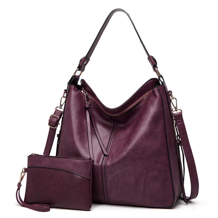 Sofia | Luxury Leather Hobo Anti-Theft Handbag + FREE Pouch Wallet
