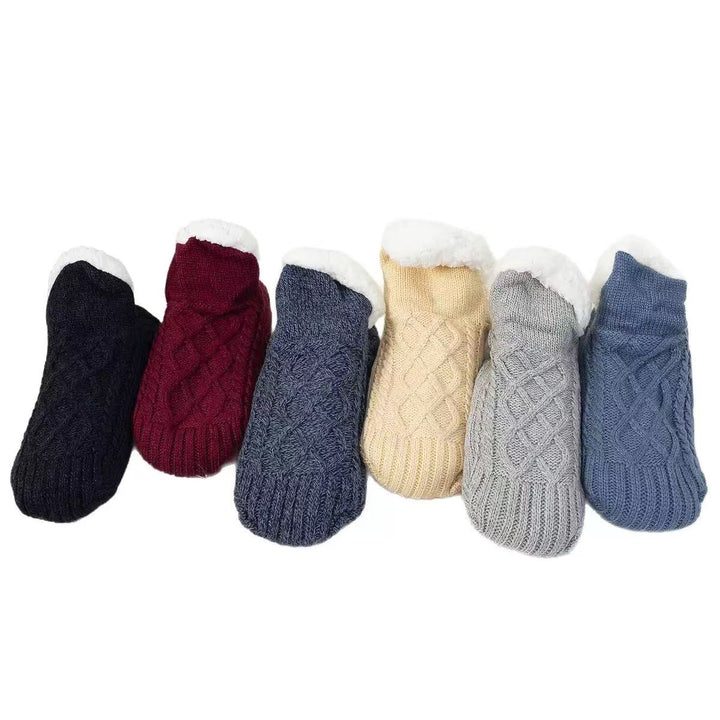 Fleece-Lined Non-Slip Thermal Slippers Socks-Buy 2 Pairs Get Free Shipping