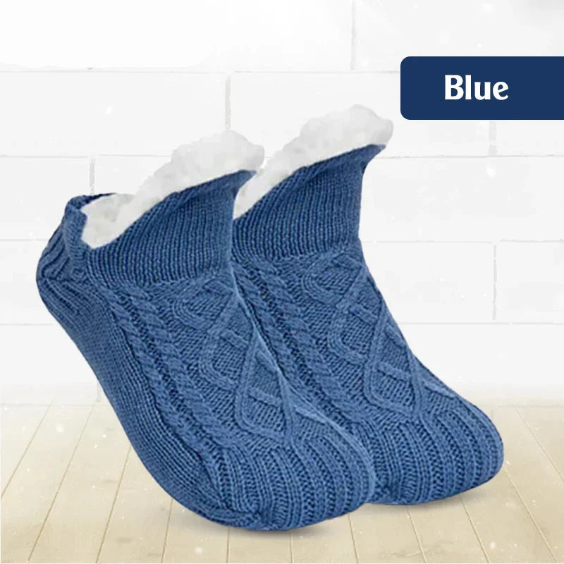 Fleece-Lined Non-Slip Thermal Slippers Socks-Buy 2 Pairs Get Free Shipping