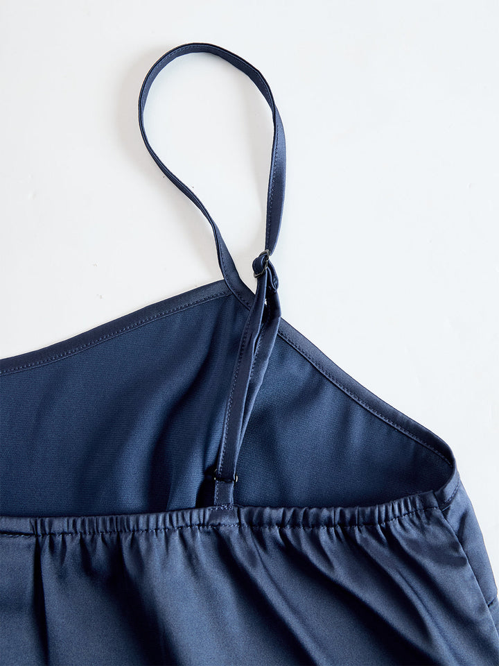 Pam | Black Chiffon Top And Wide Leg Pants Three Piece Set