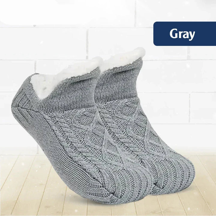 Fleece-Lined Non-Slip Thermal Slippers Socks-Buy 2 Pairs Get Free Shipping