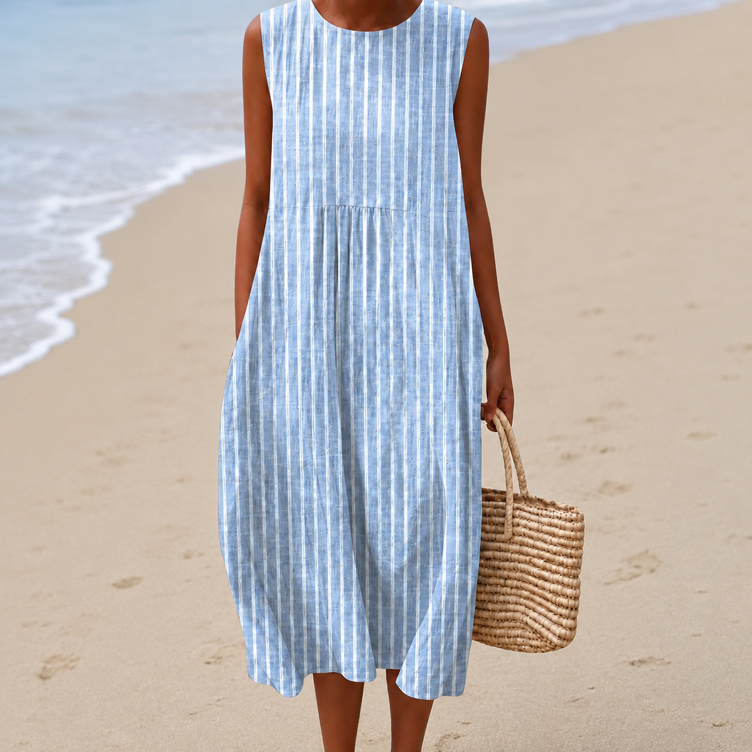 LIVIA | Elegant Flowing Midi Dress
