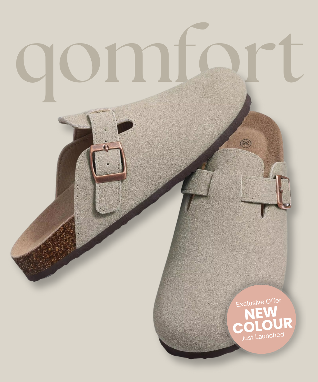 Elara | Suede Comfort Clogs