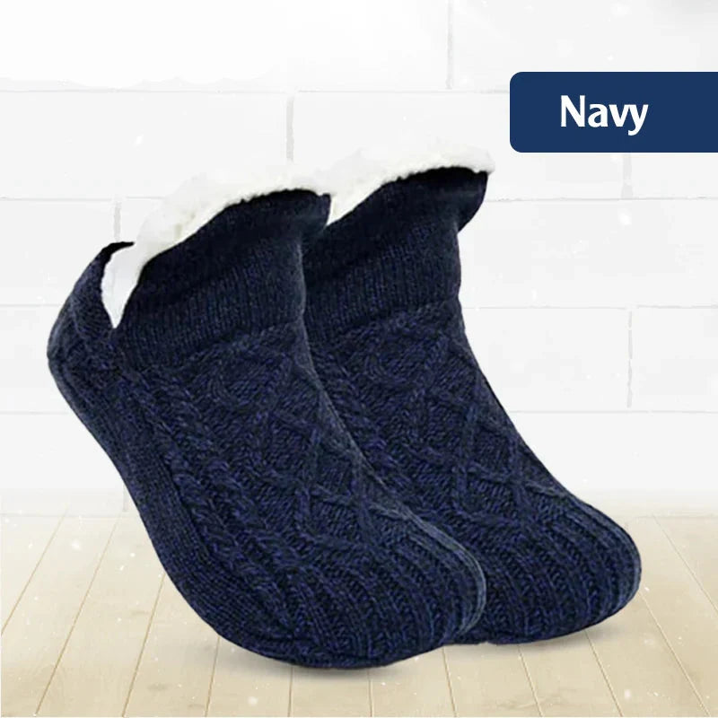 Fleece-Lined Non-Slip Thermal Slippers Socks-Buy 2 Pairs Get Free Shipping