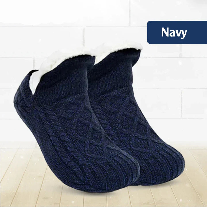 Fleece-Lined Non-Slip Thermal Slippers Socks-Buy 2 Pairs Get Free Shipping