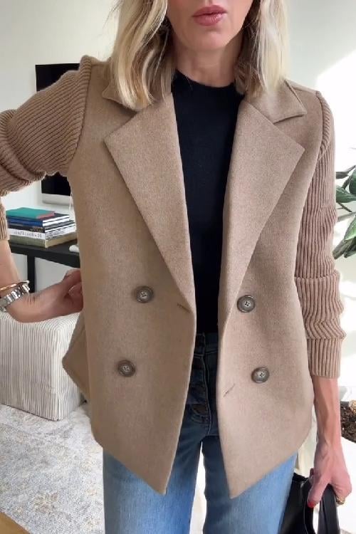 Elodie | Knit Sleeve Jacket