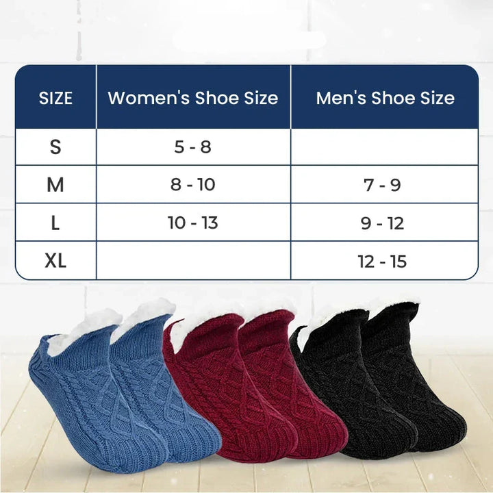 Fleece-Lined Non-Slip Thermal Slippers Socks-Buy 2 Pairs Get Free Shipping