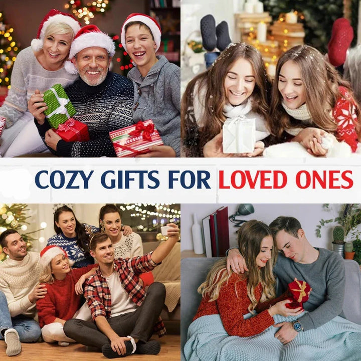 Fleece-Lined Non-Slip Thermal Slippers Socks-Buy 2 Pairs Get Free Shipping
