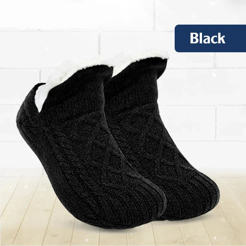 Fleece-Lined Non-Slip Thermal Slippers Socks-Buy 2 Pairs Get Free Shipping