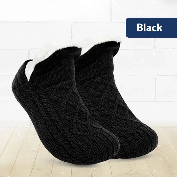 Fleece-Lined Non-Slip Thermal Slippers Socks-Buy 2 Pairs Get Free Shipping