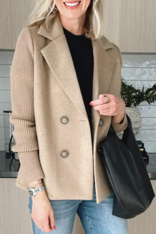 Elodie | Knit Sleeve Jacket