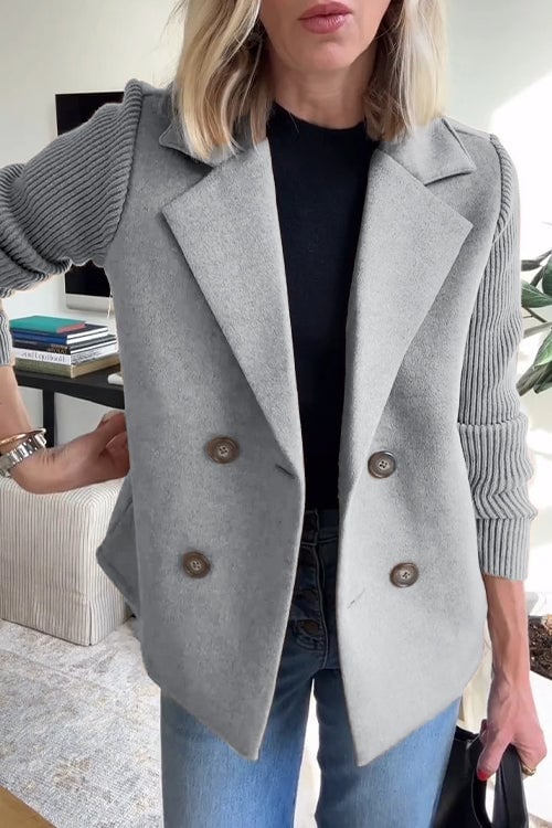 Elodie | Knit Sleeve Jacket