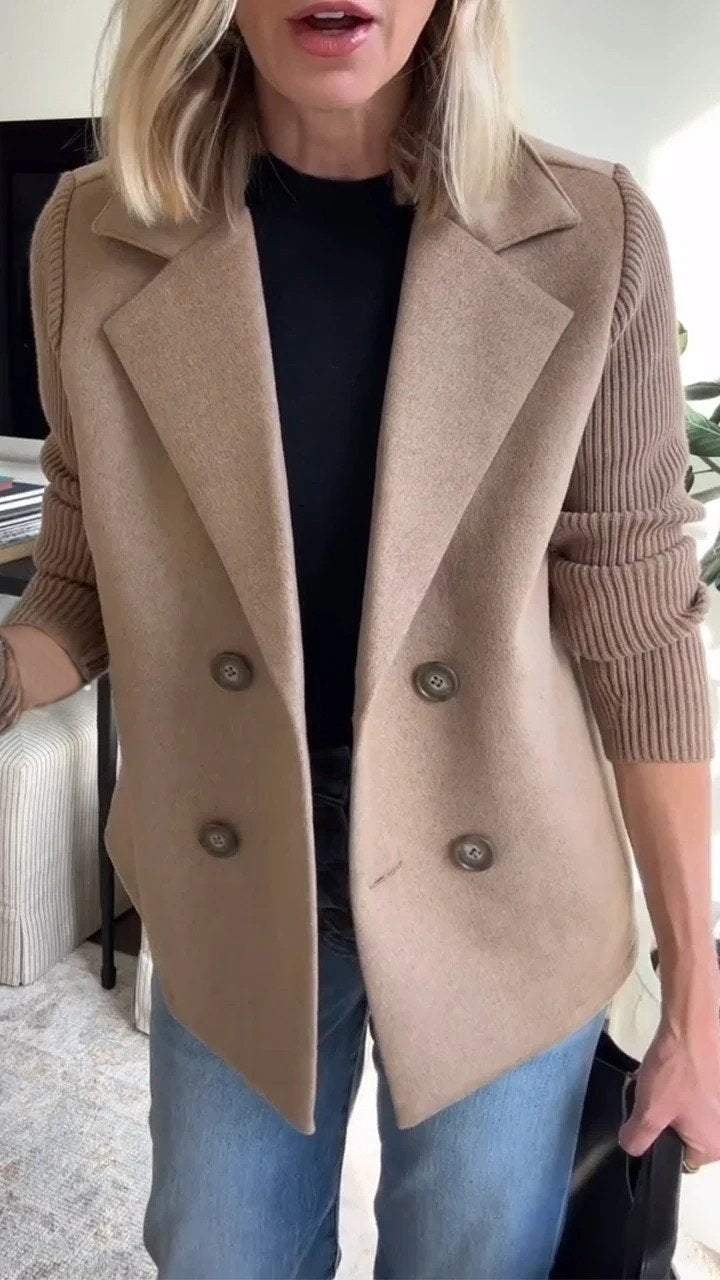 Elodie | Knit Sleeve Jacket