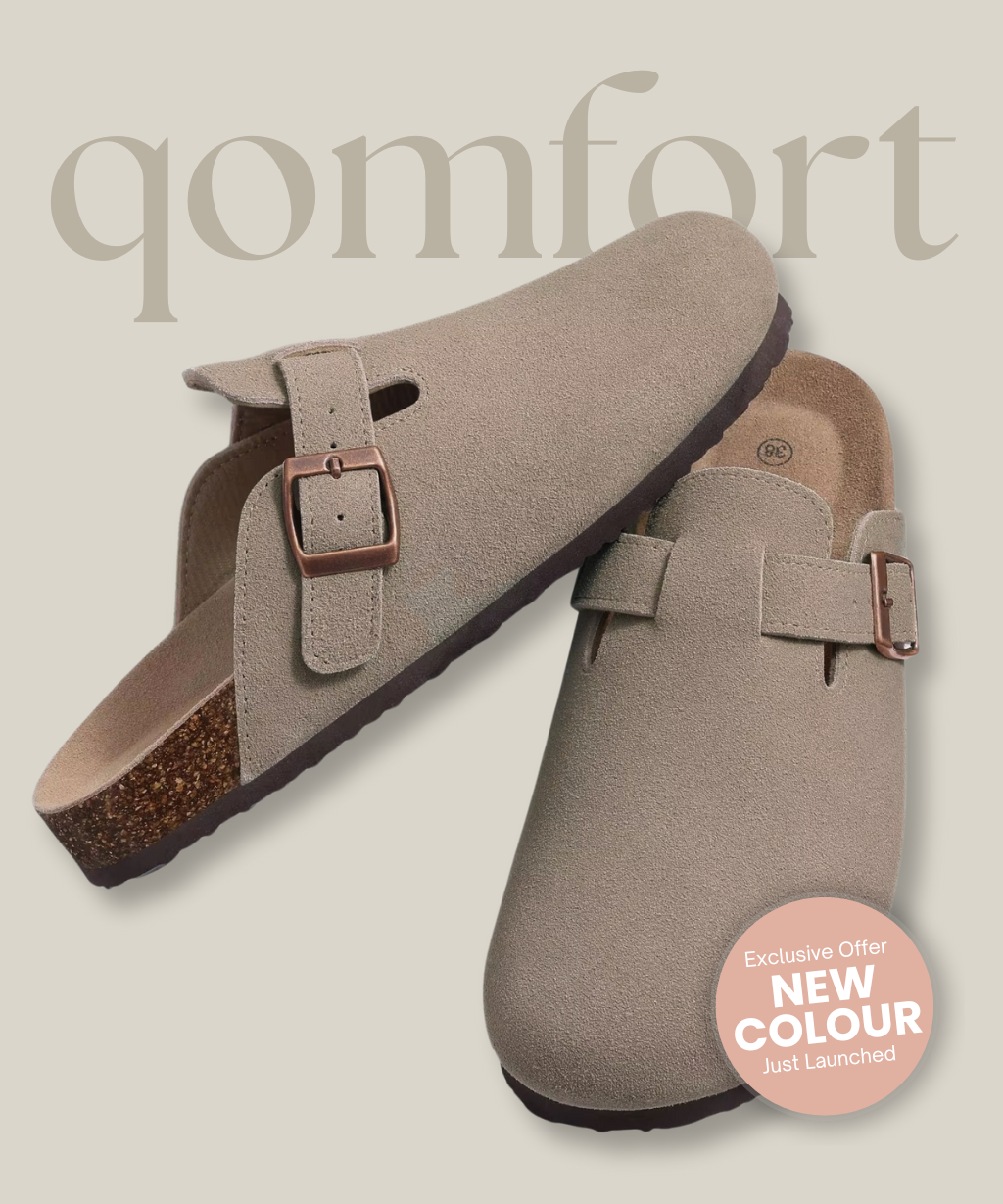 Elara | Suede Comfort Clogs