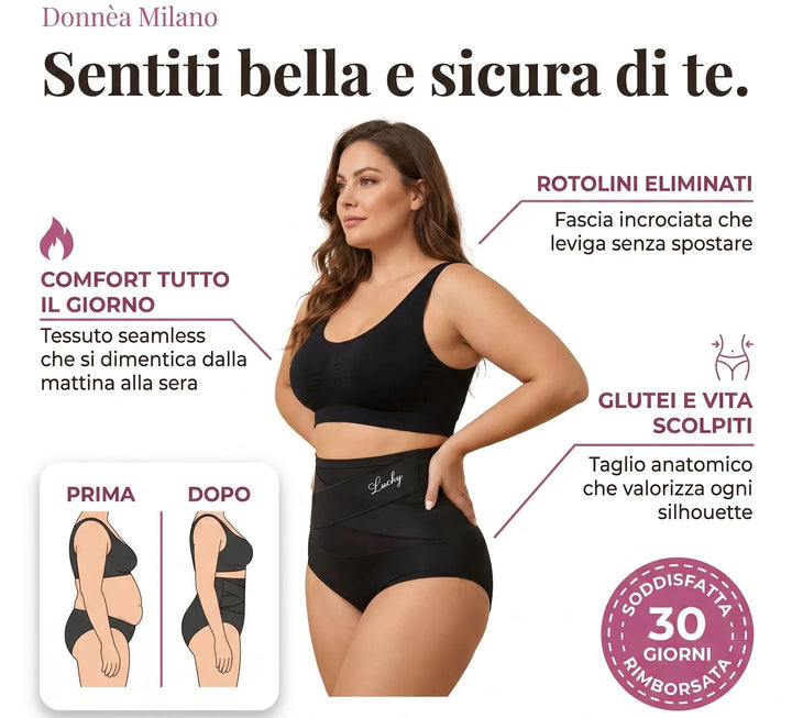 Slip Modellante Vita Alta — Controllo Addome Senza Cuciture