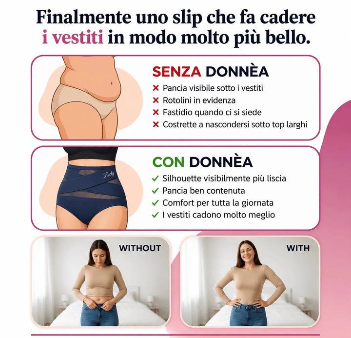 Slip Modellante Vita Alta — Controllo Addome Senza Cuciture