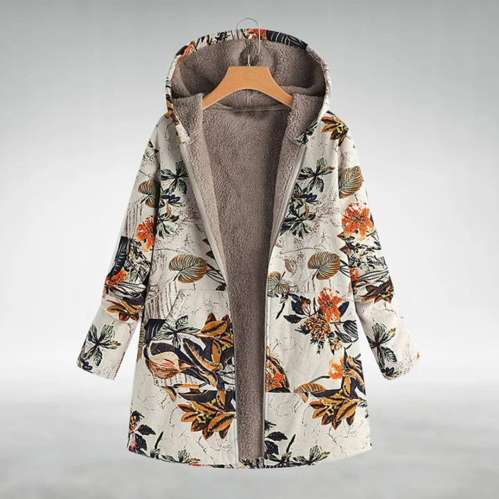 Isabella | Floral Fleece Lined Jacket