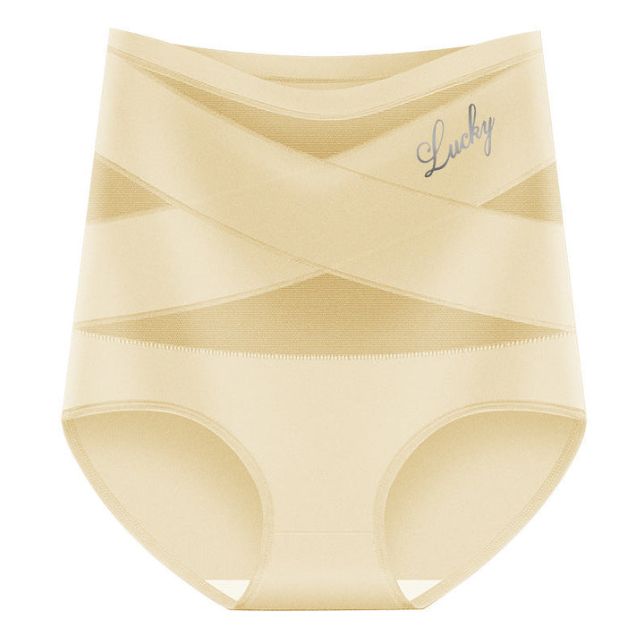 🌸Last Day-Buy 1 Get 3 Packs✨Plus-Size High-Waist Cross Tummy Control Panties