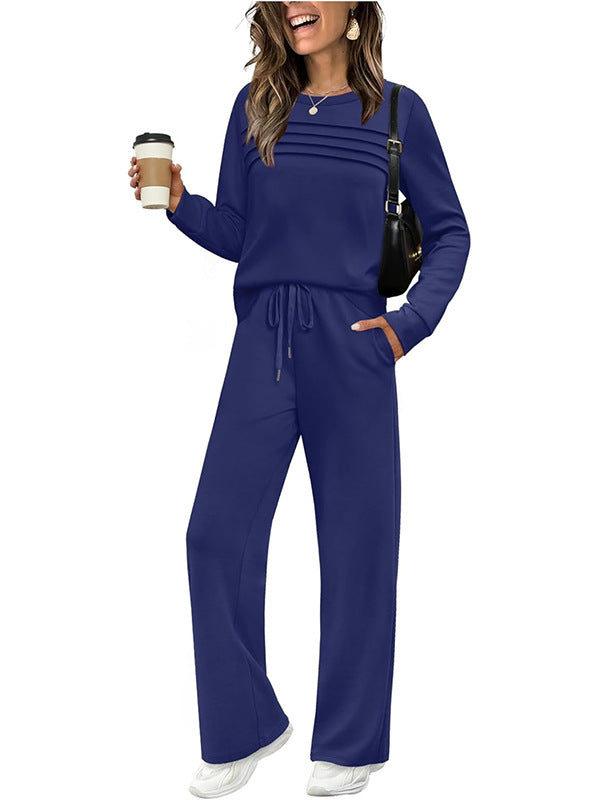 Charlotte | Elegant Crew Neck Two Piece Set