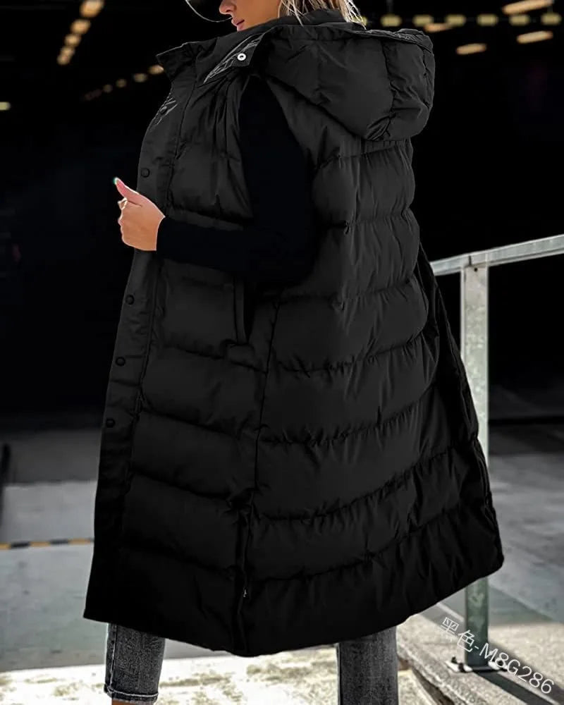 Amelia | Effortless Warmth Hooded Puffer Vest