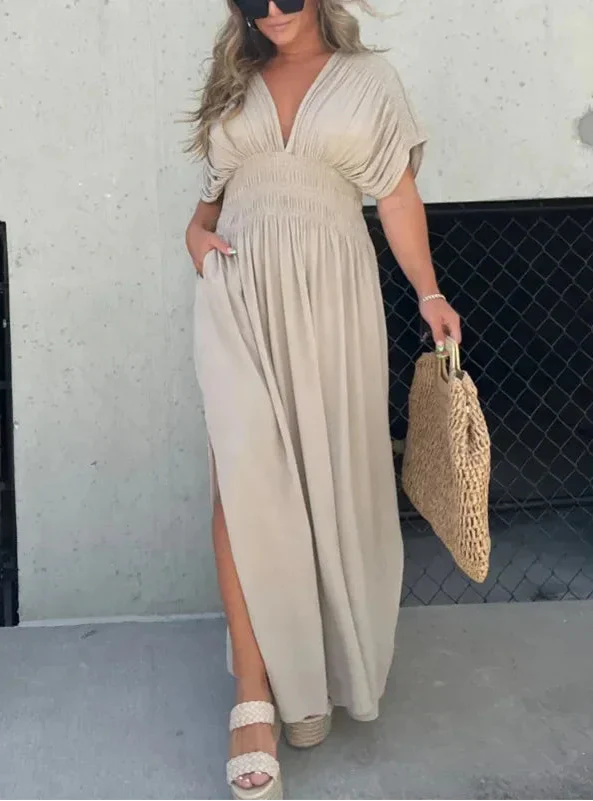 NOVAÉ | Flowing Batwing Maxi