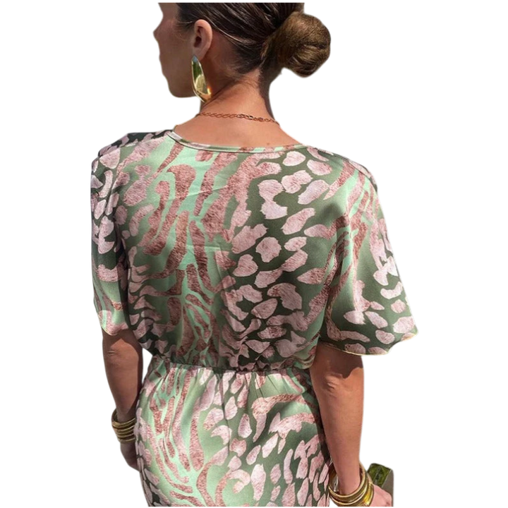 The Nela Wrap Maxi Dress