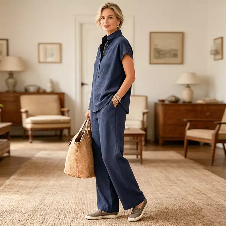Clara | Linen Blend Set