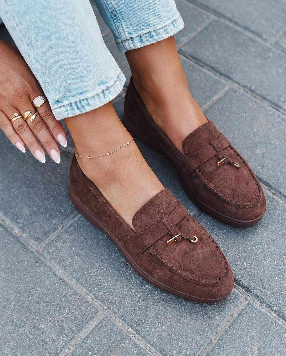 Eleanor | Classic Brown Loafers