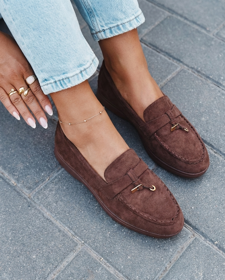 Eleanor | Classic Brown Loafers