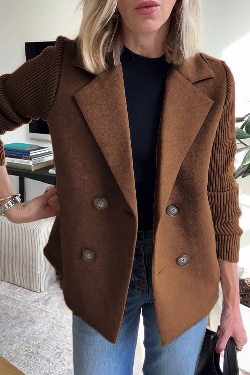 Elodie | Knit Sleeve Jacket
