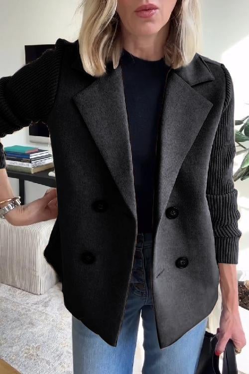 Elodie | Knit Sleeve Jacket