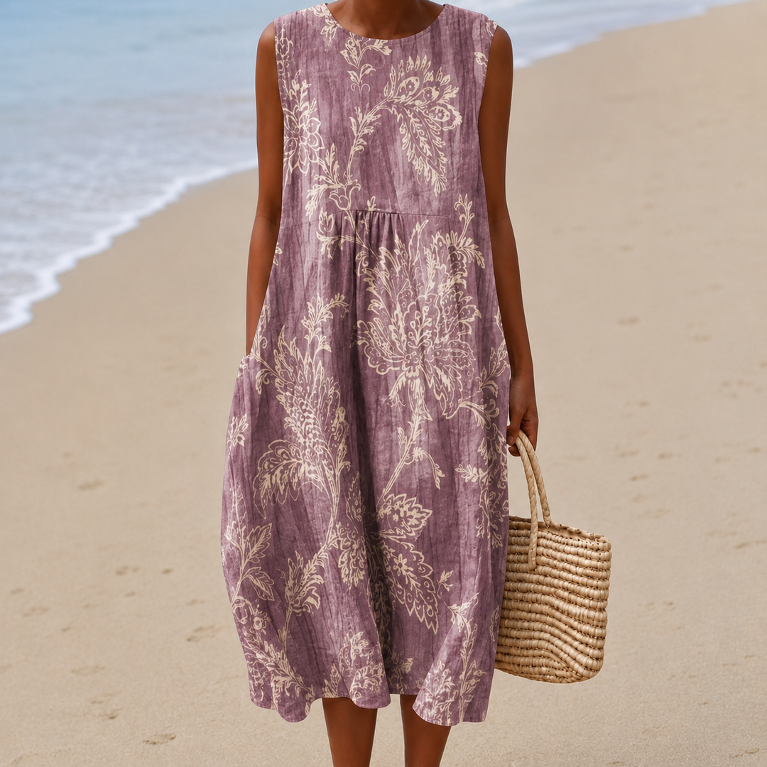 LIVIA | Elegant Flowing Midi Dress