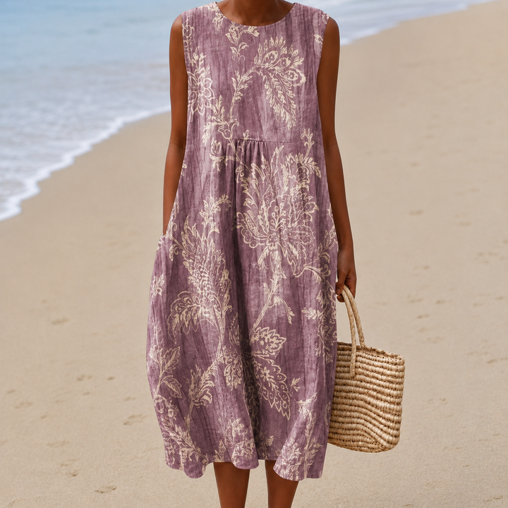 LIVIA | Elegant Flowing Midi Dress