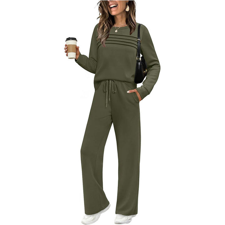 Charlotte | Elegant Crew Neck Two Piece Set