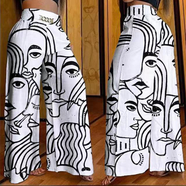 Florence | High Waist Wide Leg Trousers