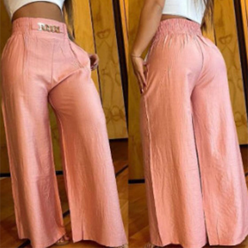 Florence | High Waist Wide Leg Trousers