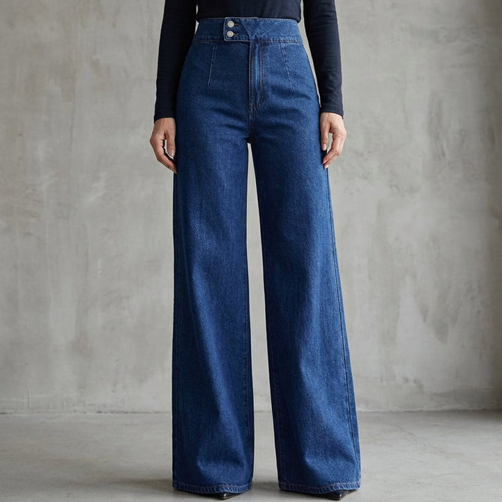 Amelia | High Rise Wide Leg Jeans