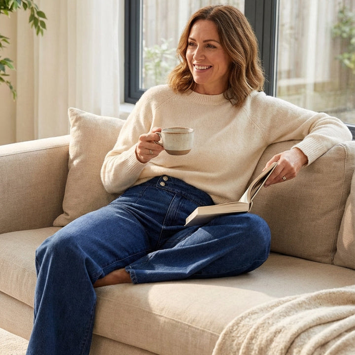 Amelia | High Rise Wide Leg Jeans