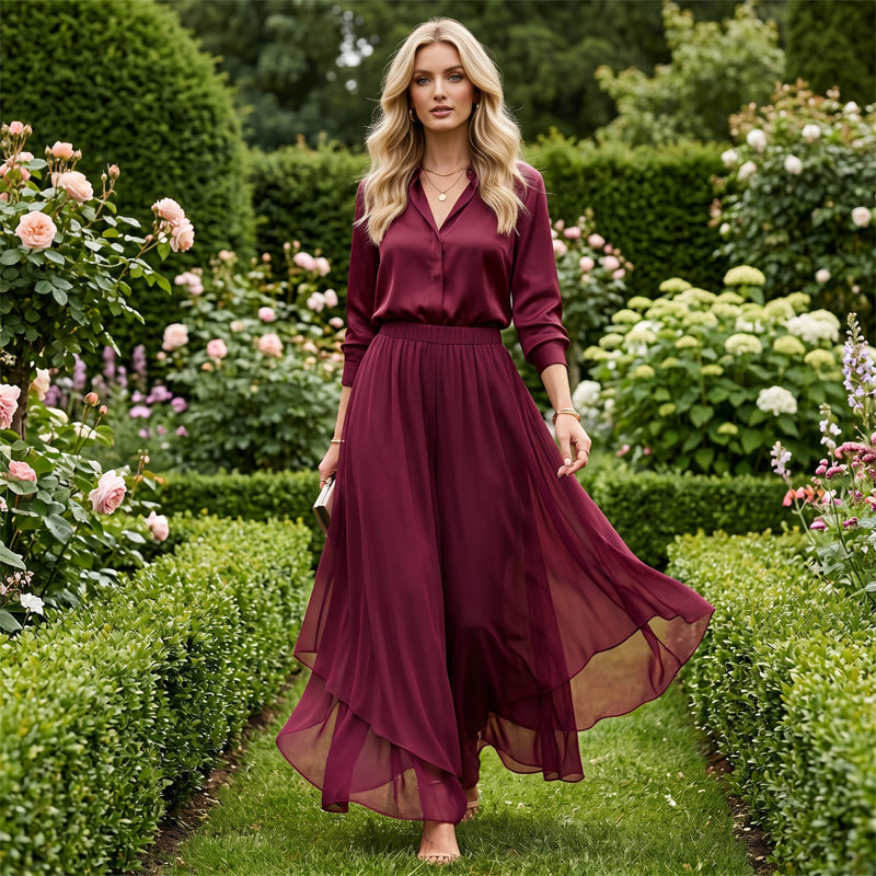 Sophia | Elegant Flow Wide Leg Pants