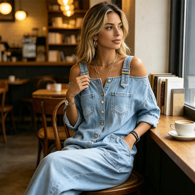 Elara | Wide Leg Jumpsuit