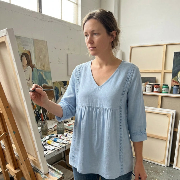 Élodie | Effortless Everyday V-Neck Top