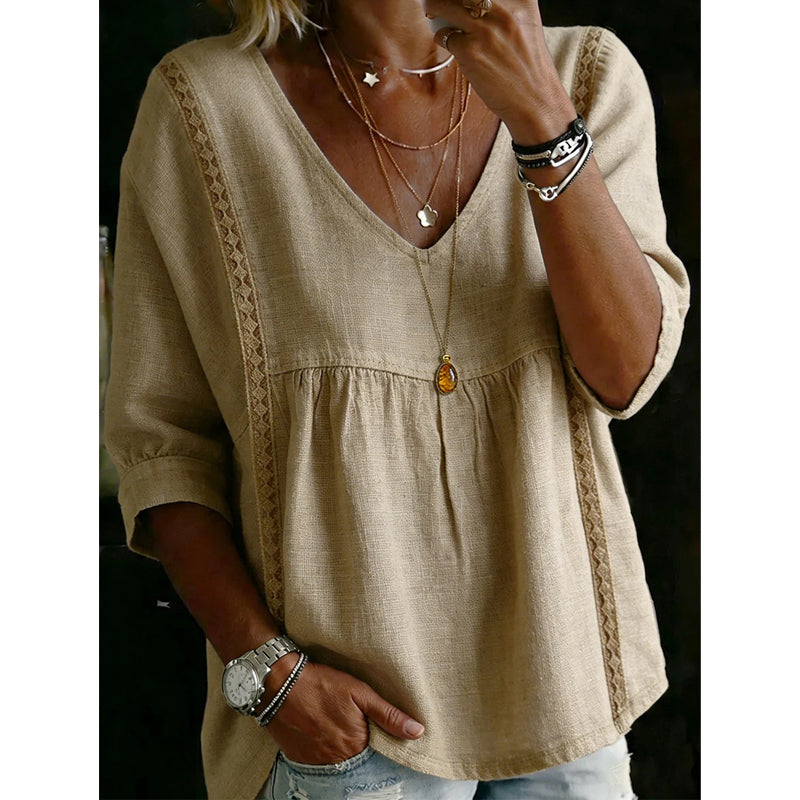 Élodie | Effortless Everyday V-Neck Top