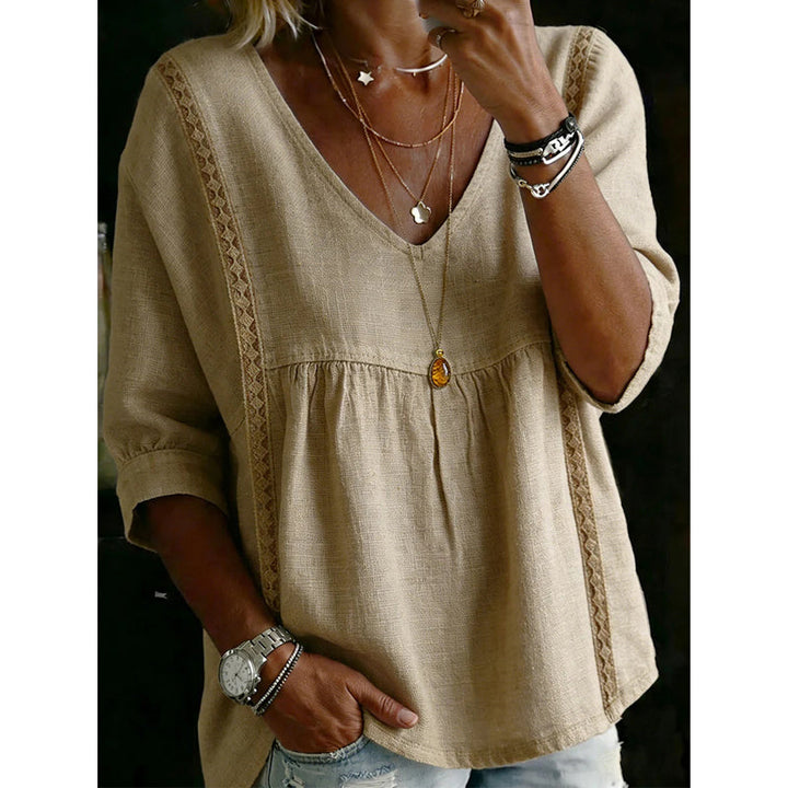 Élodie | Effortless Everyday V-Neck Top