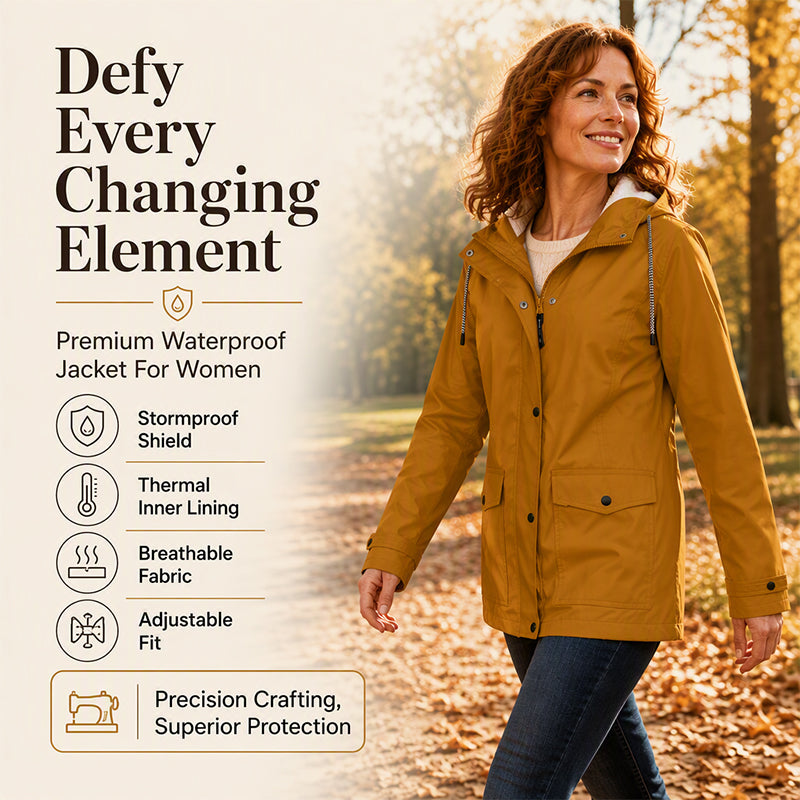 Evelyn | Plush Lined Hooded Jacket